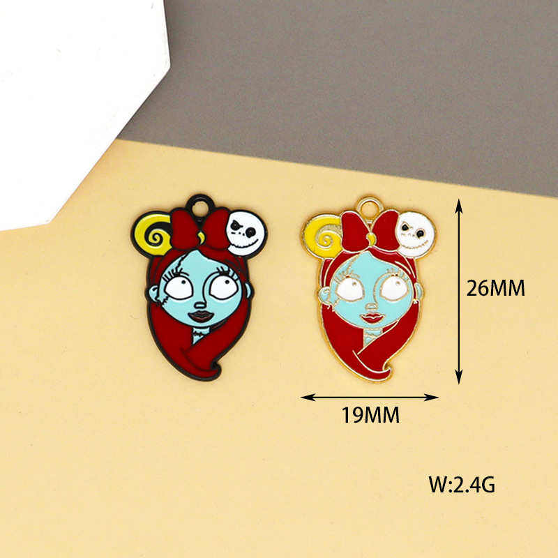 25g Weight Pendant Jewelry Making Type 16*30mm, 19 * 21mm, 20 * 23mm Jewelry Making Size DIY Jewelry Accessories Classification 10 PCS/Package Quantity Alloy Material Halloween Festival Pumpkin, Bow Knot, Skull Pattern Enamel Design Cool Style, IG Style Style 10 PCS/Package 16*30mm 19 * 21mm 20 * 23mm Alloy Pumpkin Bow Knot Skull Pendant 10
