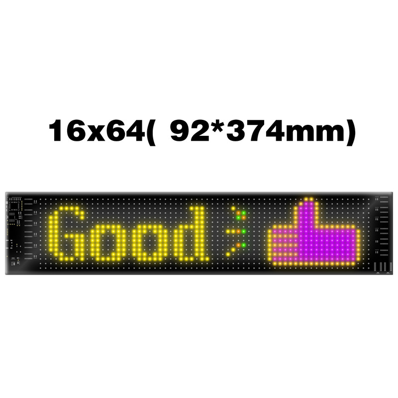 LED フレキシブルスマートスクリーン RGB マジックソフトスクリーン防水広告スクリーンスマートカーステッカー表現スクリーン 1664 ピクセル|undefined