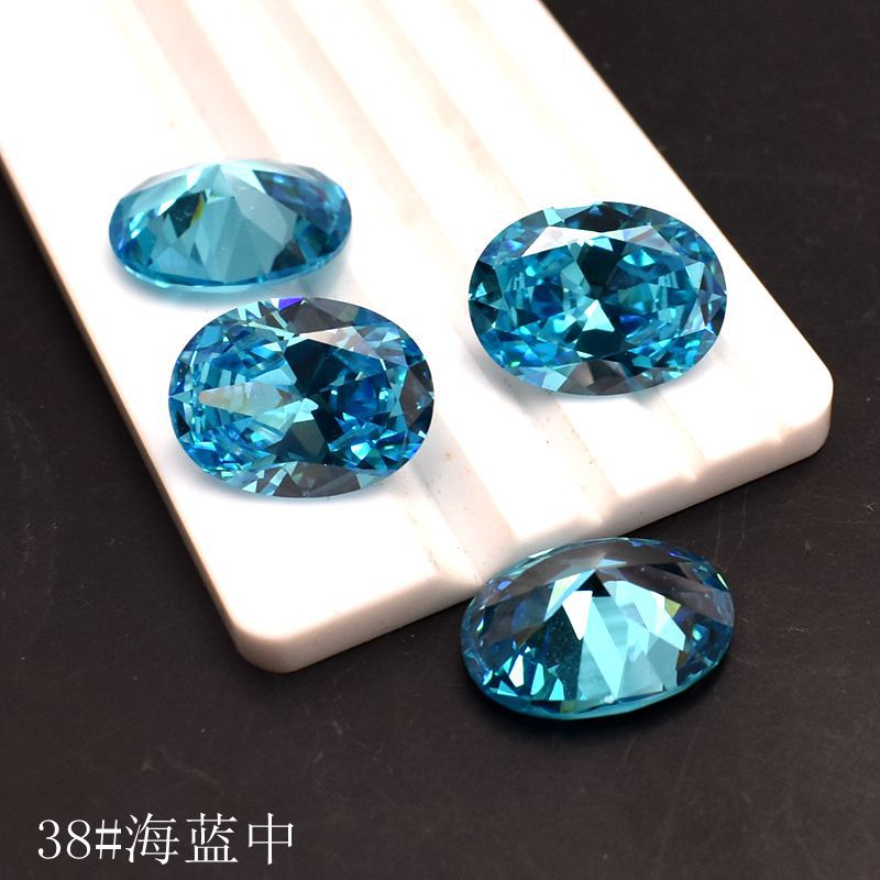 38中海蓝宝石裸石