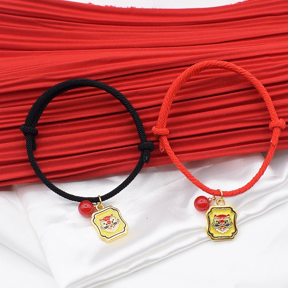 Ювелирный набор — стеклянное кулон‑колье, красная верёвочная bracelet и серьги, образец 925 серебра, сплав+стекло