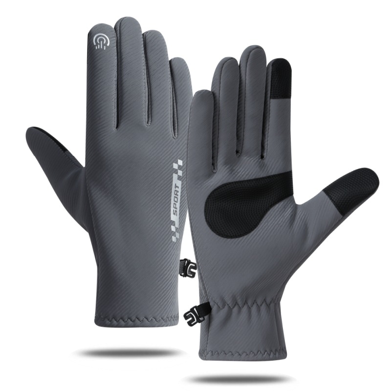Winter Outdoor Cycling Gloves for Women, Winter Cycling Cold-Proof and Warm Fleece-Lined Thickeneded Gloves, Windproof, Waterproof and Touch Screen