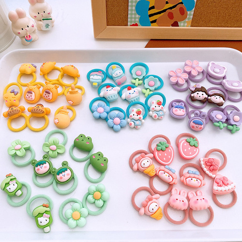 Pet Hairband 1.5cm Non-Hair-Damaging Rope Cat Hair Tie Dog Hair Accessory Teddy Yorkshire Terrier Maltese Accessory