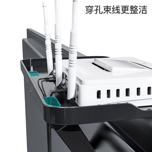 TV computer monitor top storage rack punch-free set-top box router storage rack desktop storage rack