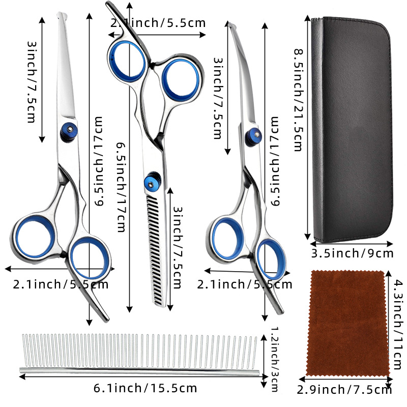 Azul: dientes rectos