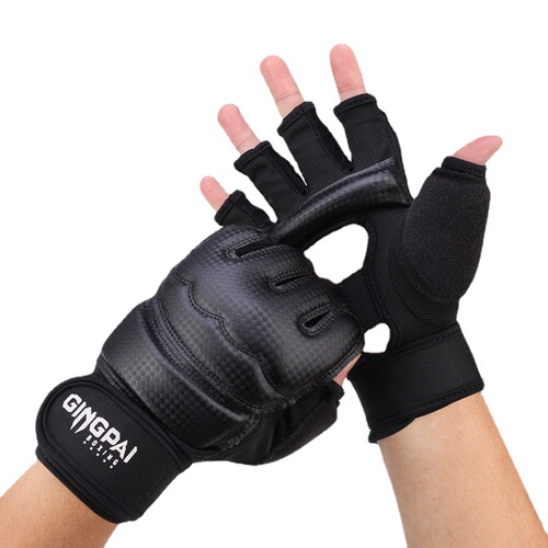 New boxing gloves half-finger gloves for adults and children Sanda men and women sandbag fighting Taekwondo protective gloves
