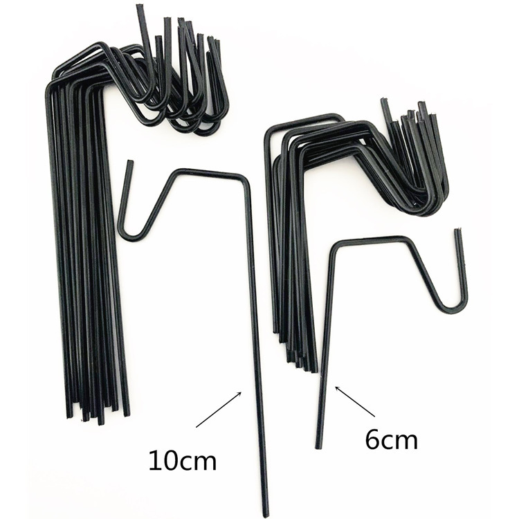 Holiday Light Hook Outdoor Christmas Atmosphere Light Hook Eaves Sink Stainless Steel Hook Metal Silver Black String Hole Hook