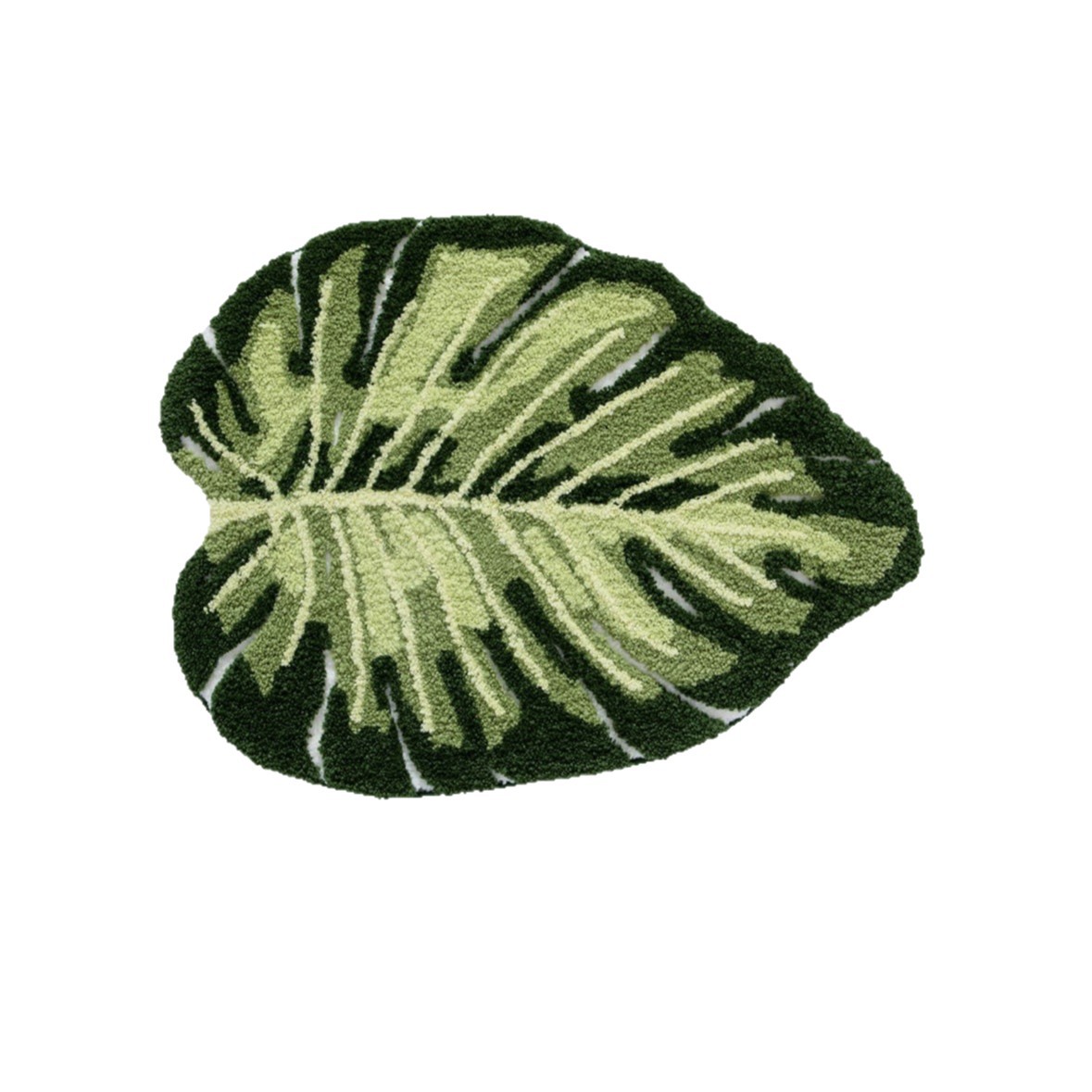 Vintage Nordic Boho Leaf Pattern Bath Mat Non-slip Hallway Rug_voghion.com