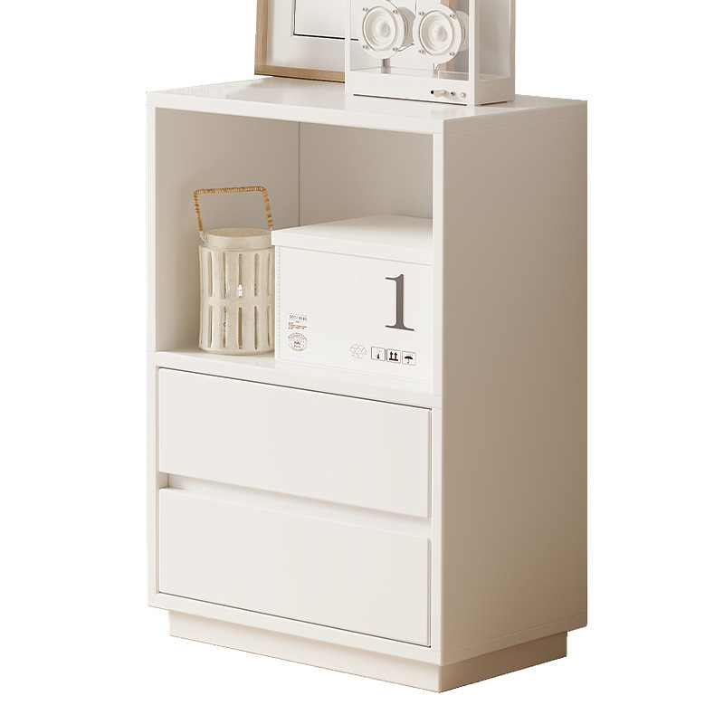 Estante de almacenamiento libre combinación bajo gabinete doméstico moderno pequeño cabinet de cama de aire de crema simple almacenamiento de suelo armario de almacenamiento