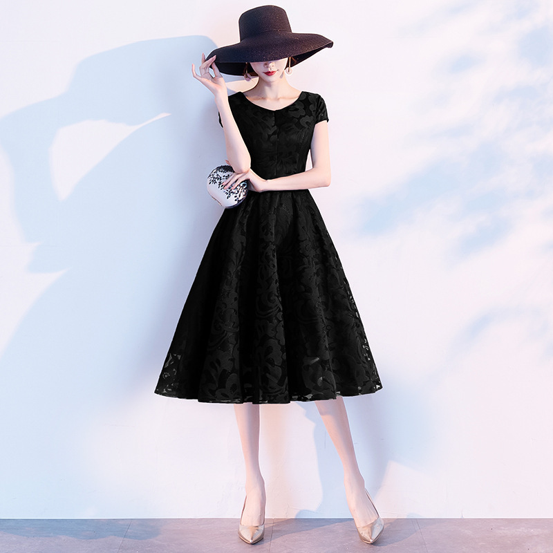 Vestidos de cóctel para comercio exterior que se pueden usar a diario, nuevos estilos elegantes para fiestas de mondinas 2026, vestidos de encaje sencillos y con estilo. image 12