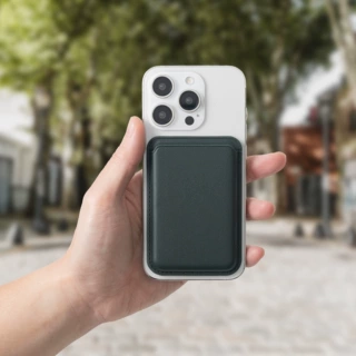 适用于 iPhone磁性手机配件PU皮革magsafe卡套身份证夹手机卡包