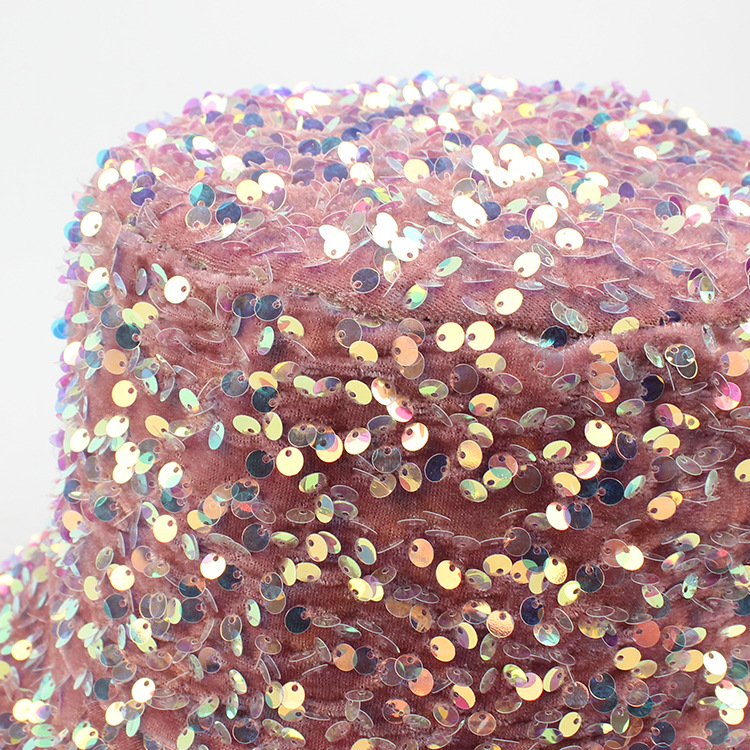 Fashion Sequins Basin Hat display picture 3