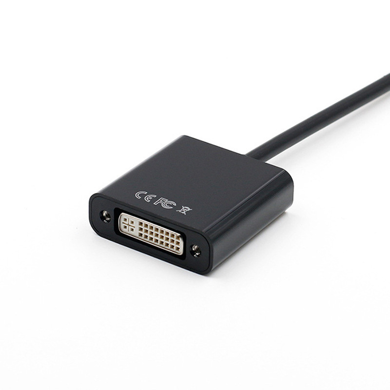 DP to DVI adapter, high-definition video cable supporting 1080p, DVI 24+5 converter
