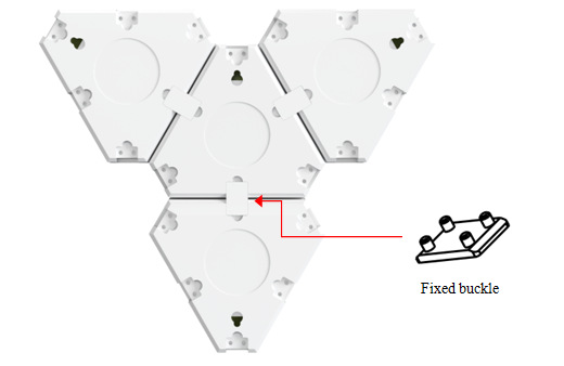 Smart light board, rhythm music, quantum light, triangle light, gaming atmosphere light, wall light, night light_voghion.com