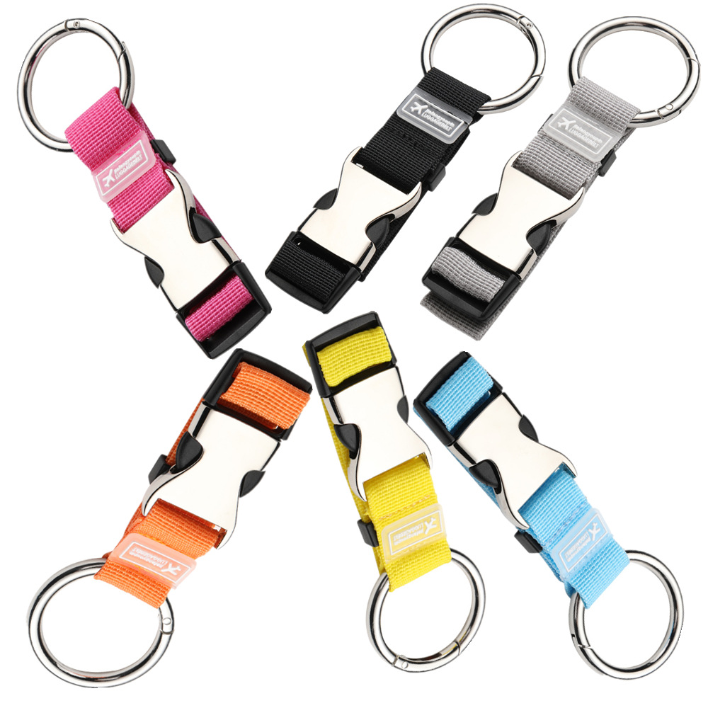 New Arrival Thickened Metal Carabiner Packing Strap for Suitcases—Versatile One-Stroke Tightening and Securing Belt