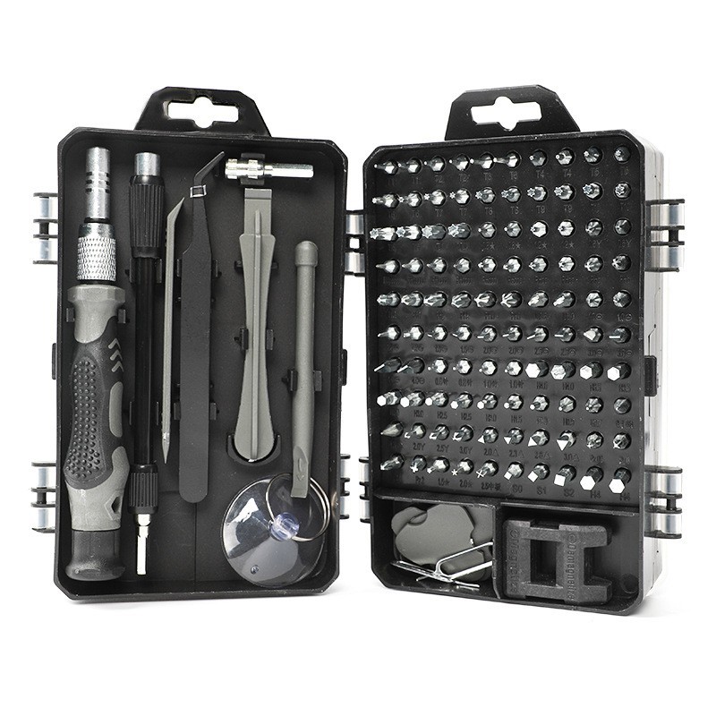 115合一钟表手机拆机工具盒铬钒钢组合螺丝刀套装维修五金工具厂