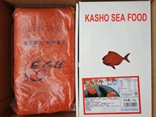 飞鱼籽 华昌大粒红蟹籽 日料寿司即食 鱼子酱 调味红鱼子 1kg/盒
