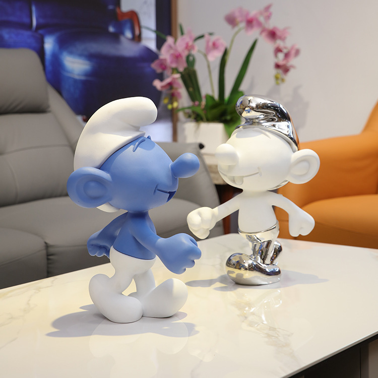 Customized Smurf Doll Cute Cartoon Home...