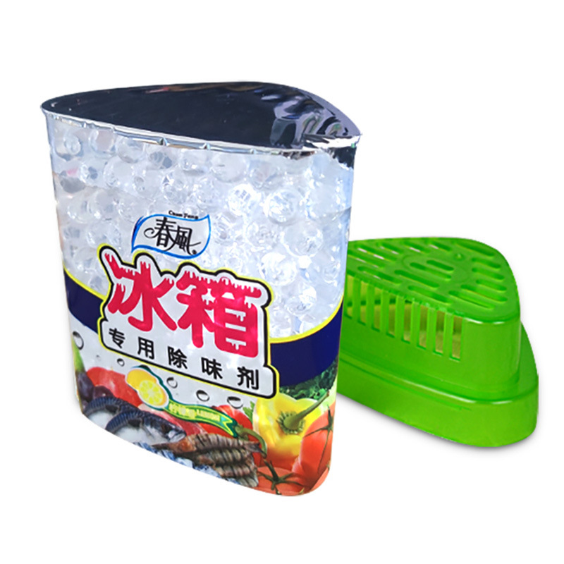 Brisa de primavera refrigerador interior desodorante caja de bálsamo de limón aire fresco caja de refrigerador doméstico caja de desodorización