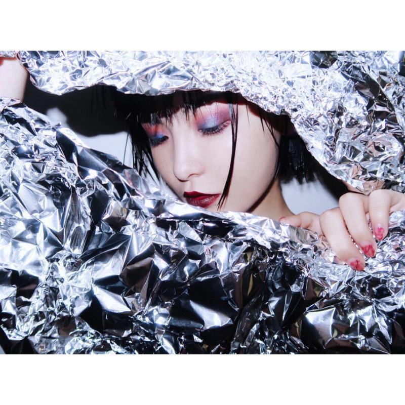 Type a silver tin film paper (1m × 1.5m ) folded hair