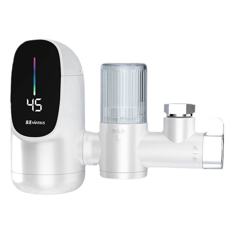 Электрический кран без установки с мгновенным нагревом кухня и ванная комната с постоянной температурой горячая и холодная очистка воды двойного назначения, универсальная машина, водопроводный водонагреватель