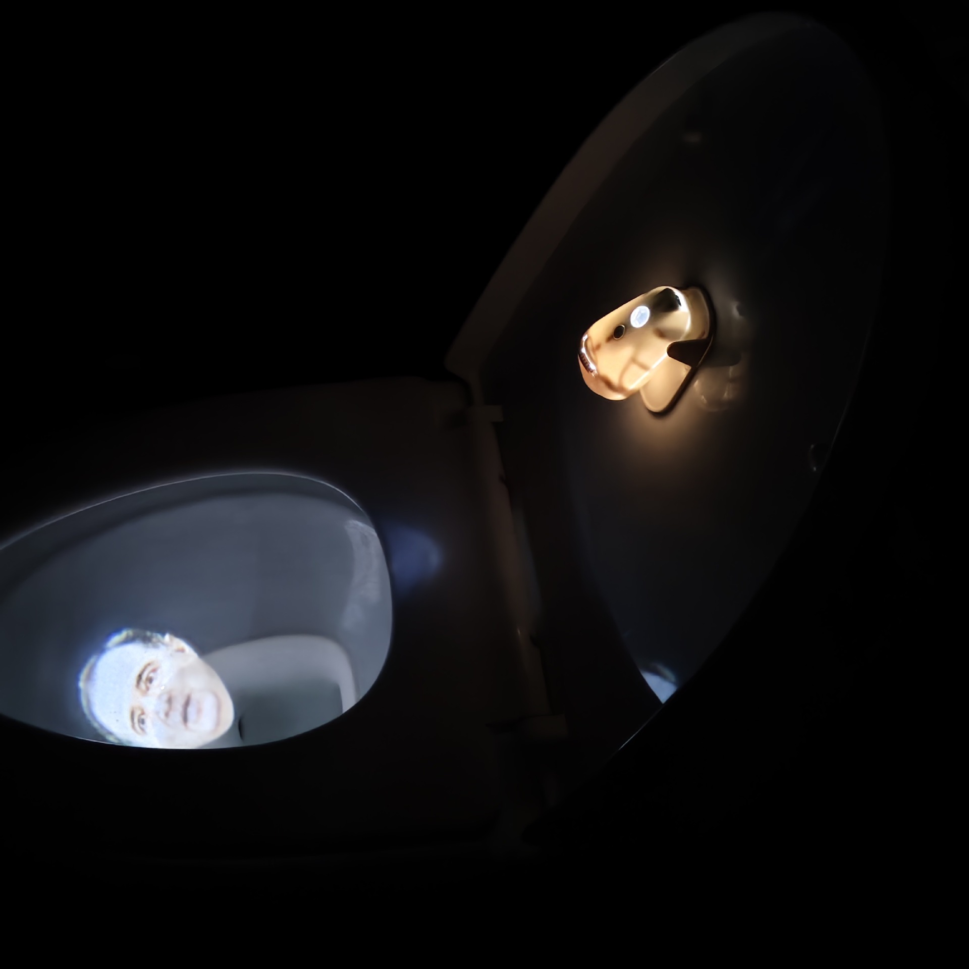 Toilet, physiological night light, induction switch key, Amazon, USA