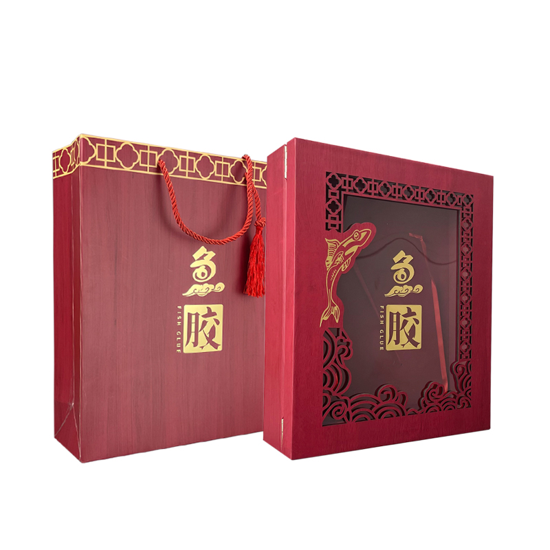 Caja de embalaje de nuevo pegamento de pescado, caja de pegamento de pescado, caja vacía de pegamento de bacalao, caja de regalo de pegamento de bacalao