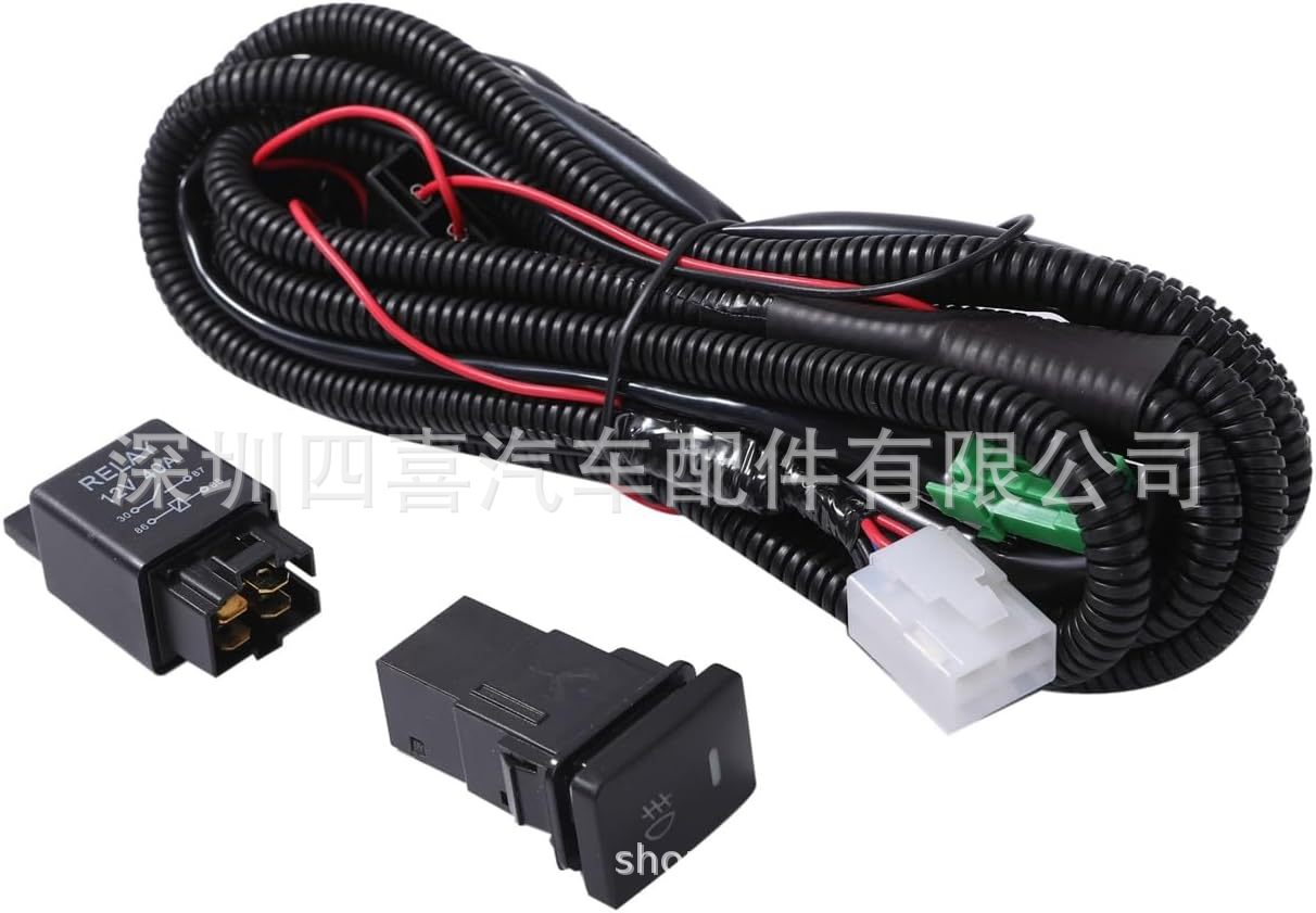 Suitable for Toyota Hiace Hiace 14~22 Years Led Lens Fog Lamp Daytime Running Light Front Fog Lamp White Light