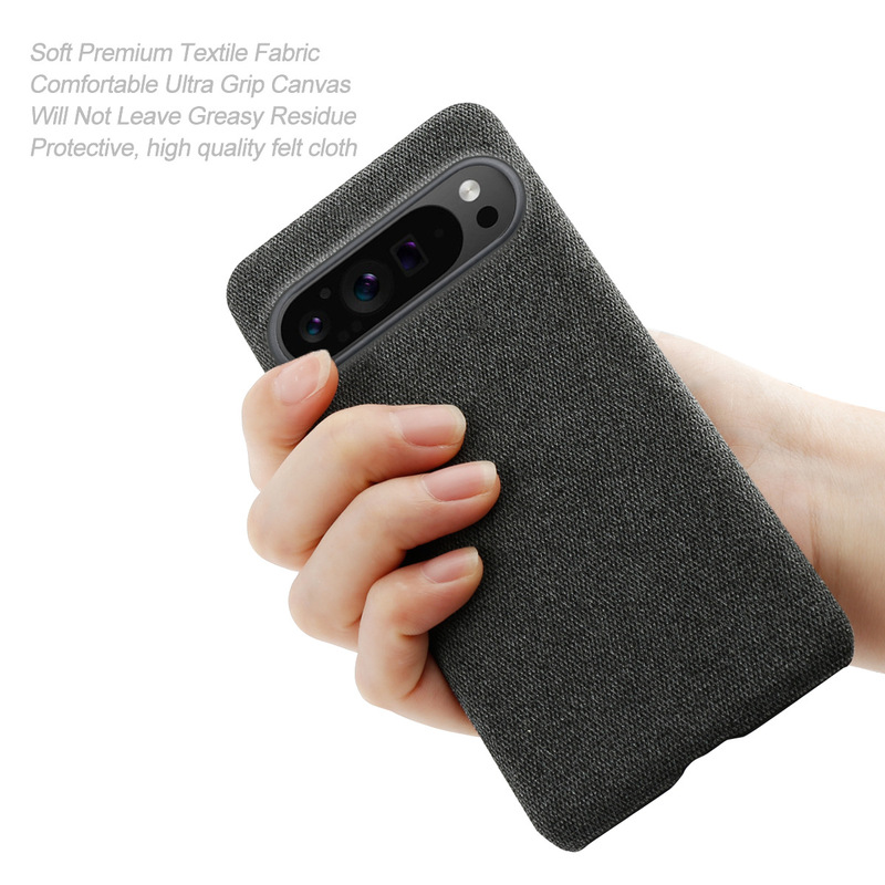 For Google 9Pro XL Phone Case Pixel 9A Cloth Protective Case Half Pack Hard Case 8/7pro Protective Case