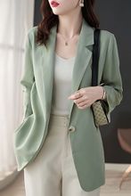 薄款西装外套女气质2025初秋爆款西装宽松高级感韩版休闲西服防晒