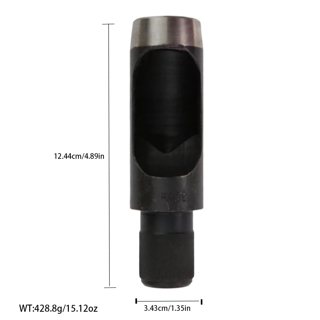 Cinturón negro de perforación manual de trabajo de cuero herramienta de perforación alemán punzonadora punzonado redondo punzonado suministro directo de fábrica