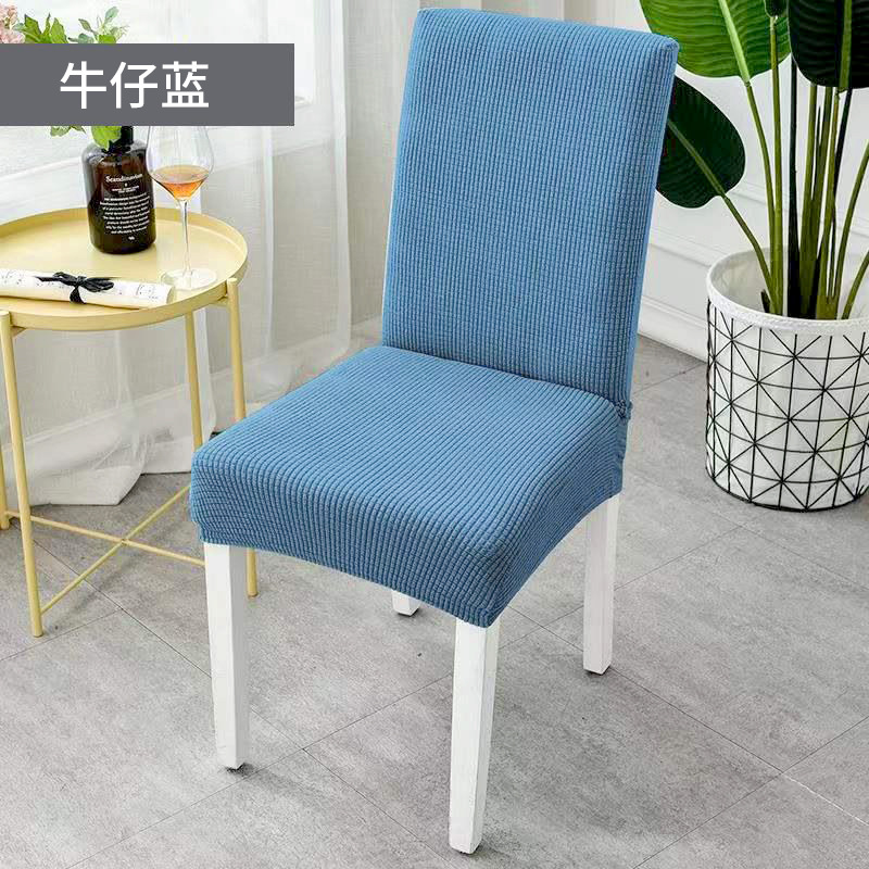 Thick plaid denim blue