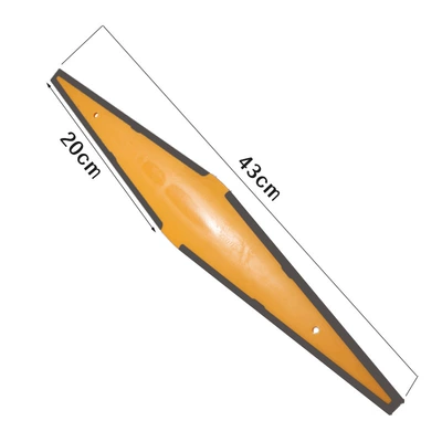 Car Film Edge-Fitting Tool, Car cleaning tools - solar-film-long-scraping-orange