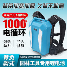 24V园林工具背包电池50Ah安大容量电动割草机除草机绿篱机锂电池