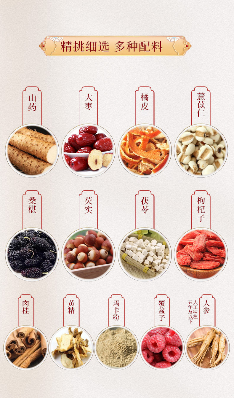 Ren Shen Wu Bao Tea 150g 30 Bags Ginseng Raspberry Maca Blend Daily Wellness Tea overview