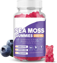 爱尔兰海苔软糖sea moss gummy 跨境供应 厂家加工海藻软糖糖果