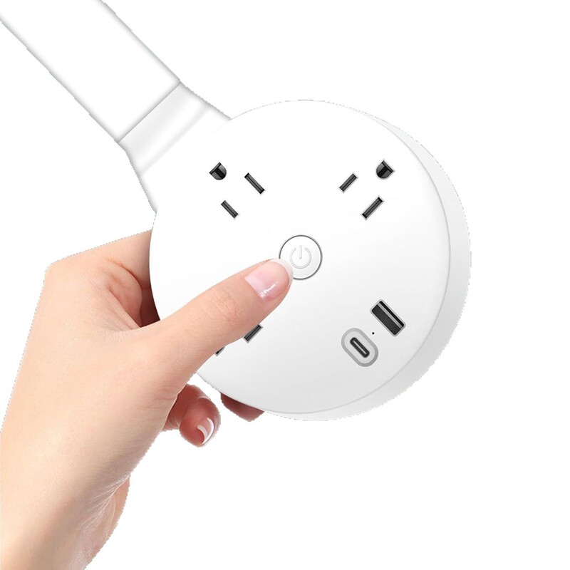跨境新品 Electrical Outlet Extender 电源插座沙发床头柜扩展器|undefined