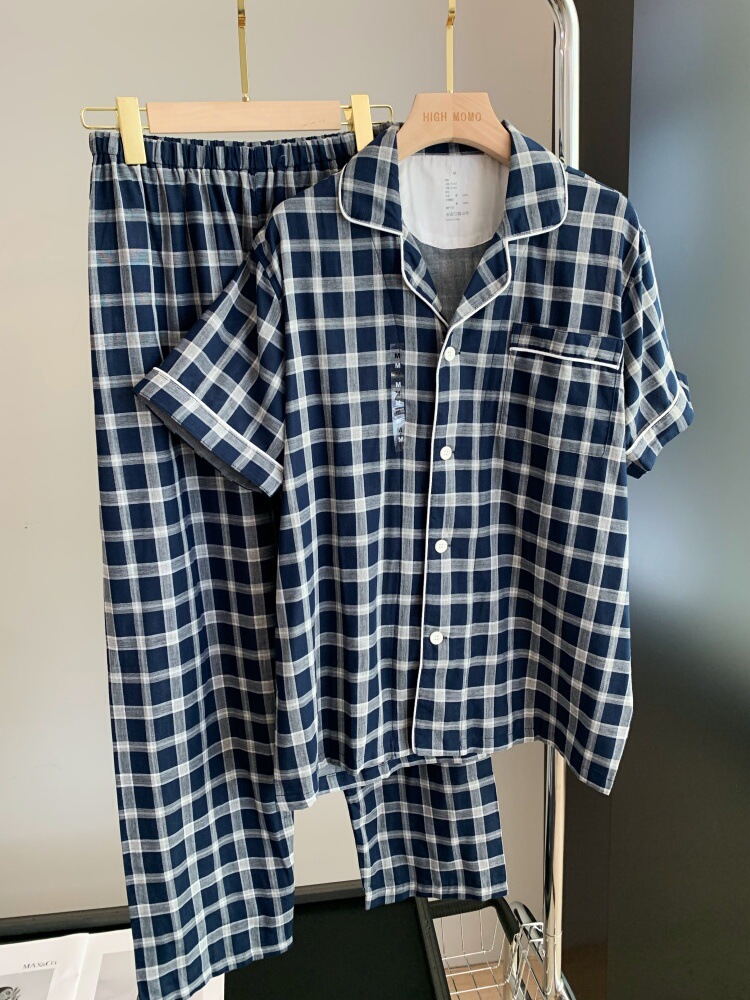 진한 파란색 대형 그리드