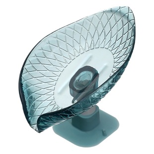 Soap Box Soap Storage Rack New Style Leaf-shaped Suction Cup Draining New Style Non-perforated Wall-mounted TikTok Same Style
