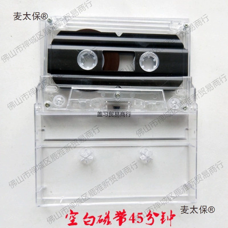 Совершенно новая пустая магнитная лента для обучения аудиоленте с прозрачной жесткой внешней коробкой 30, 45, 60, 90 минут, стандарт Metabo