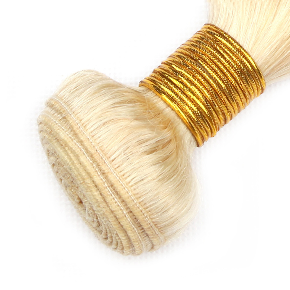 8A 613 color rubio cortina de pelo peluca onda del cuerpo banda de pelo real 613 bandas de pelo