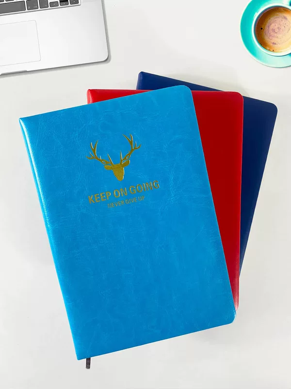 Snow Ning A5 colorful office leather surface notebook inner page 144