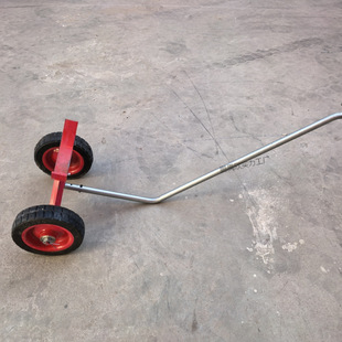 Fire Pipe Transport Cart, Pipe Pulling Trolley, Heavy-Duty Four-Wheel Trailer, Pipe Pulling Tool