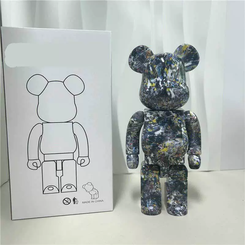 Bearbrick 400% Violent Xiong Fan Gogh — фигура «Подсолнух», кролик, звезда, луна, поверхностный трендовый дизайн