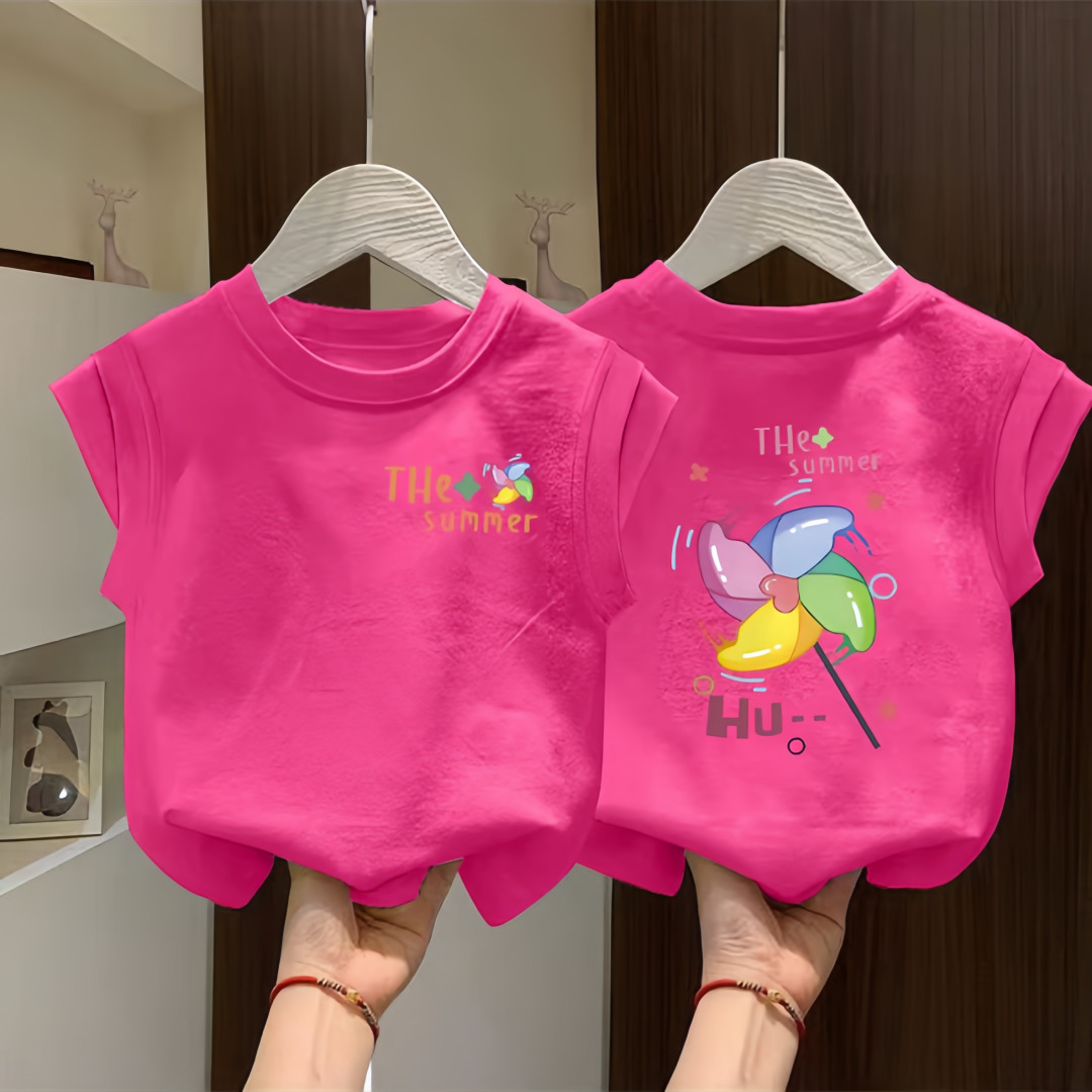 로즈 레드 풍차 양면 인쇄