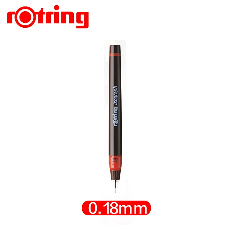 Германия Rotring Красное кольцо Красное кольцо Рисование ручка, канала подается вода, добавление чернил, игла трубка