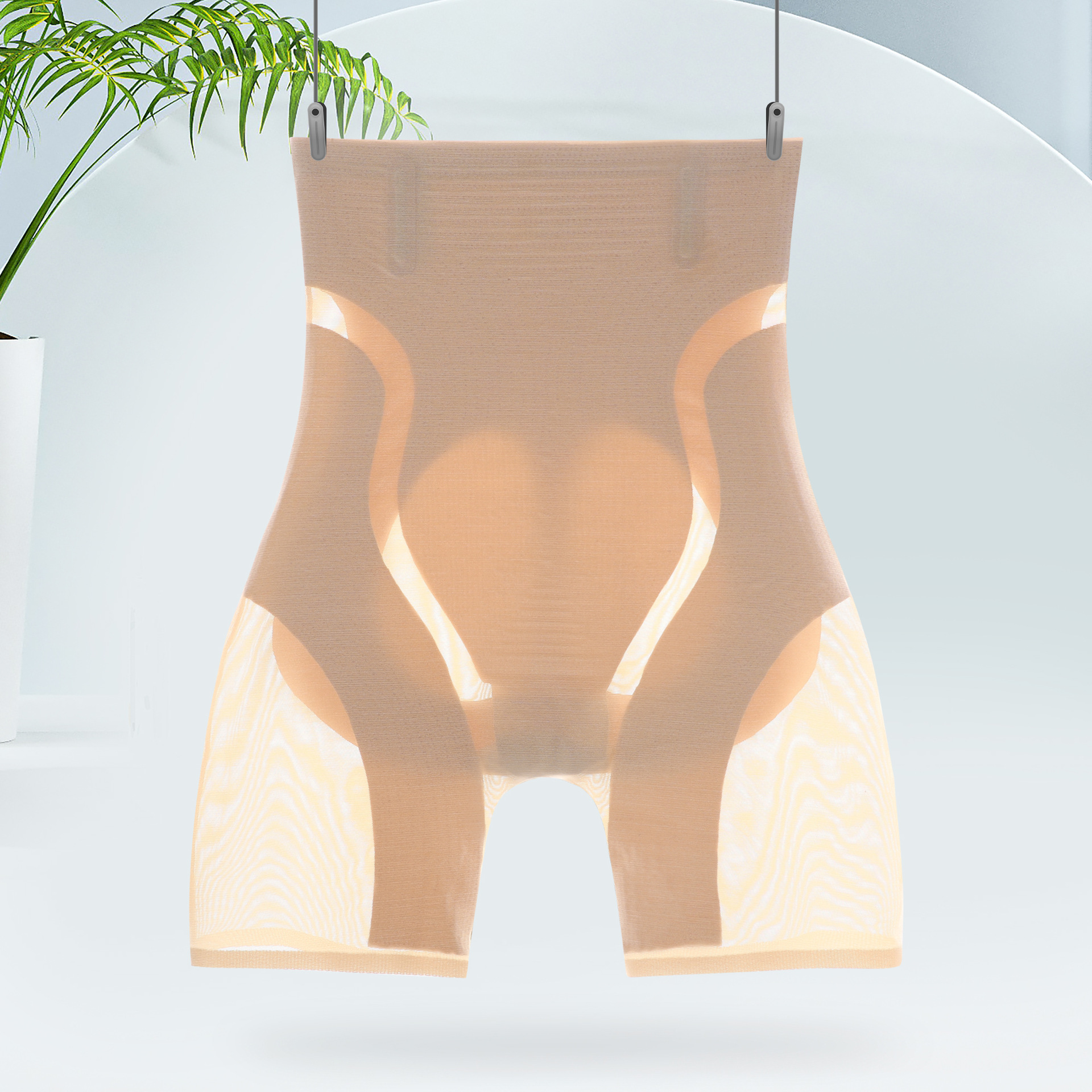 Pantalones de Verano Transfronterizos, Delgados, de Cintura Alta, Control de Abdomen, Reducen la Grasa Abdominal, Tallas Grandes, Sin Costuras, Transpirables, Moldean y Levantan los Glúteos.