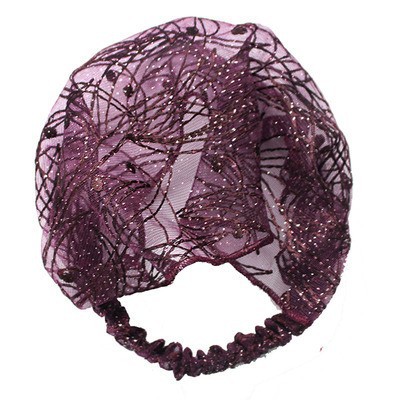Spring temperament Jacobs Jacquard weave Twinkle Hair Wide ribbon Lace Scarf Wigs Hair hoop Headband Hairdressing
