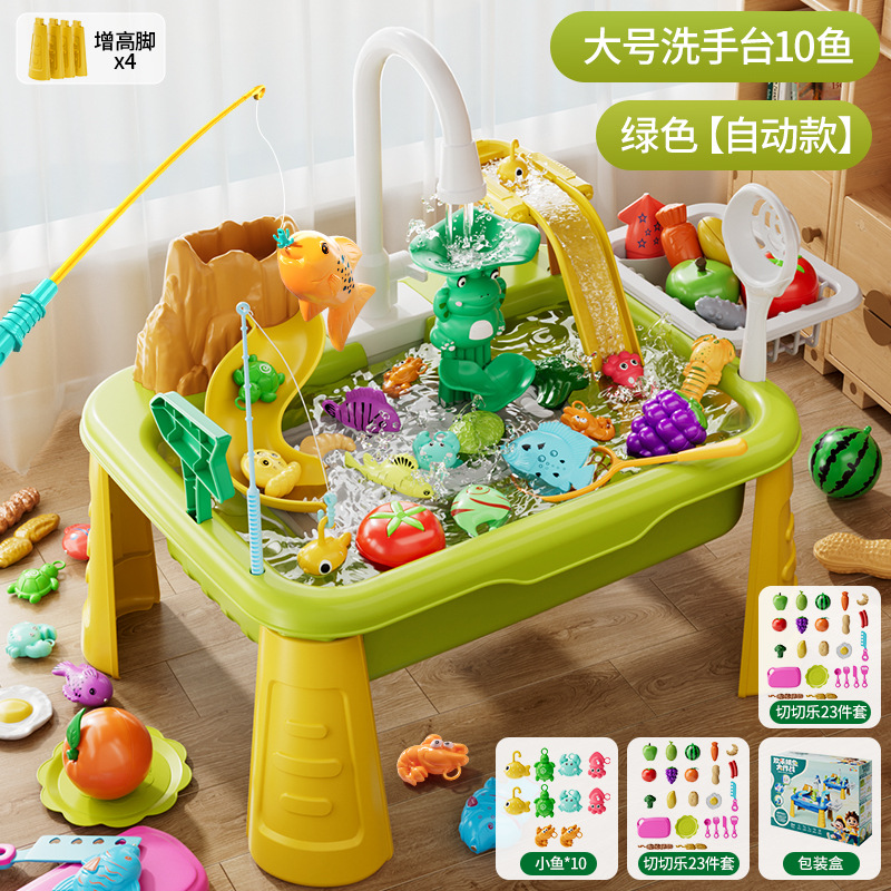 1234-5J 그린[10마리]발세면대+HJD001Y-2[큐티클 23종세트]+HJD001Y-20[