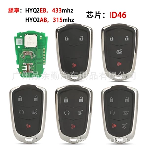 Cadillac HYQ2EB/HYO2AB 3/4/5 düyməli pult 315/433mhz ID46 çip