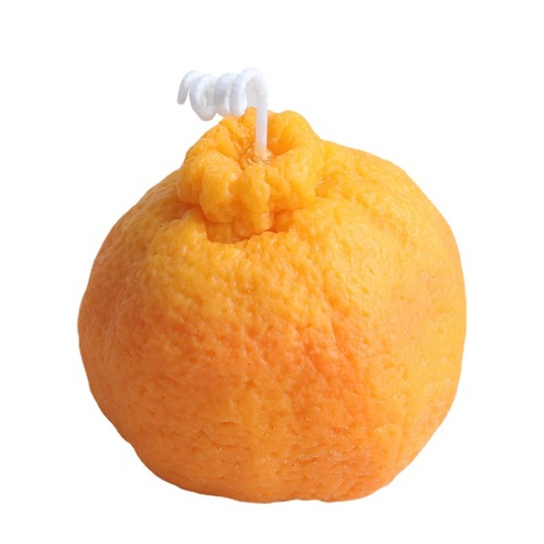 Meimuer various fruit cake candle diy silicone mold creative lemon strawberry ugly orange candle mold